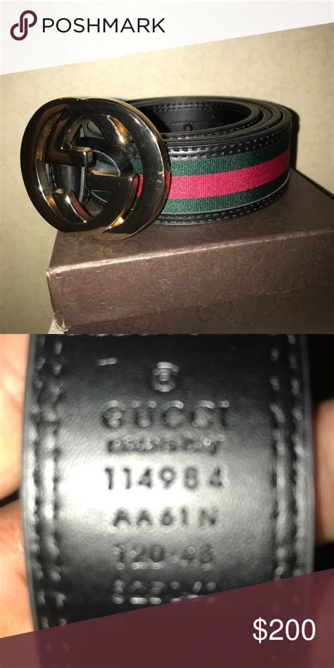 how to check if a gucci belt is real